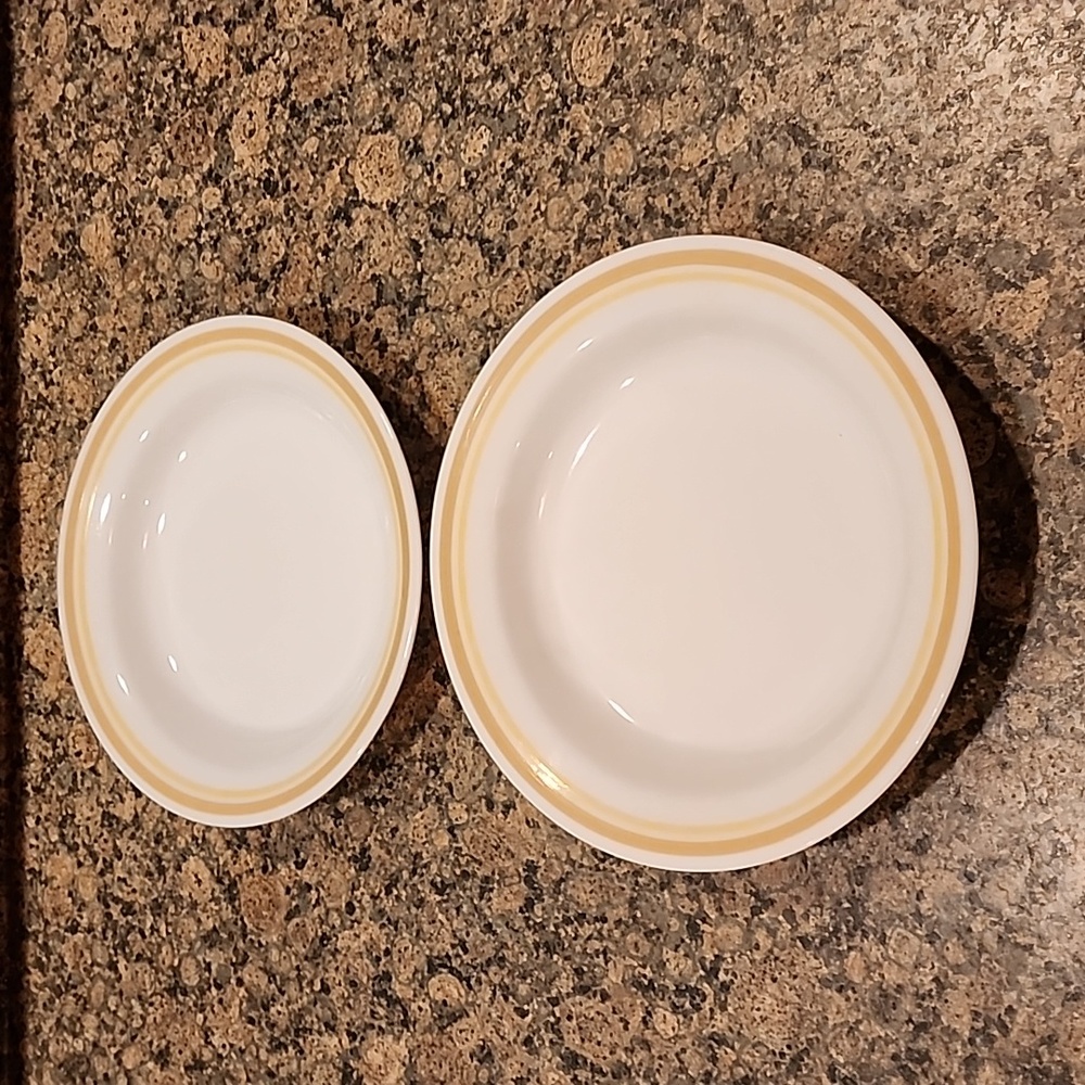 Corning Almond Citrus 8.5" Soup Bowls, Set of 2
